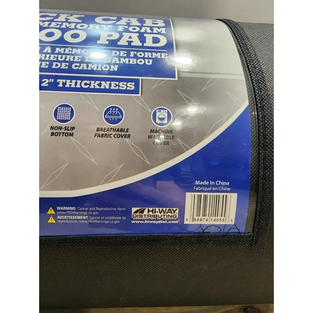 Truck Stuff PREMIUM Memory Foam Bamboo Pad 40×80 2
